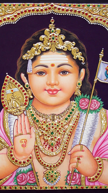 Murugan Vinayagar, Lord Murugan, Beautiful Background HD phone wallpaper