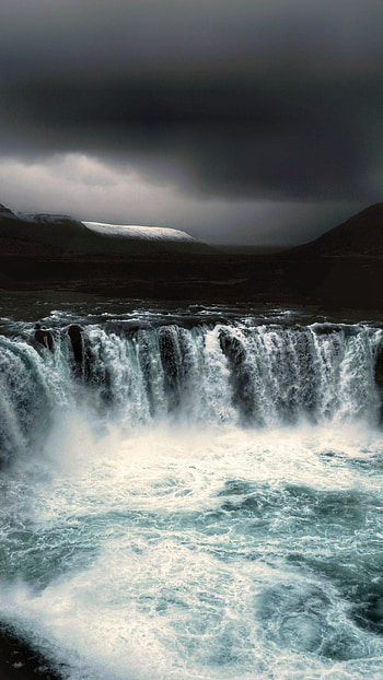nature, waterfall HD phone wallpaper