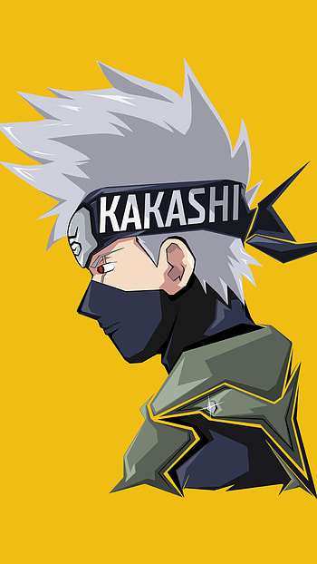Naruto , Kakashi theme, Mobile background, Anime art HD phone wallpaper