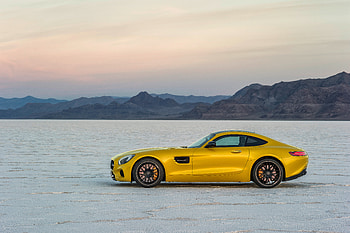 Yellow Mercedes Benz Amg GT , mercedes-benz, cars HD wallpaper