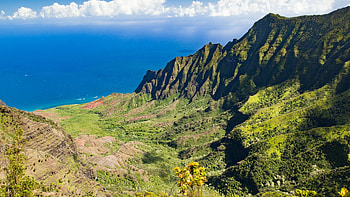 Kalalau Valley, Kauai HD wallpaper