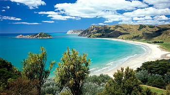 Landscape, Sea, Beach HD wallpaper