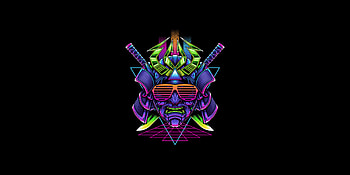 Samurai Minimal , samurai, minimalism, minimalist, dark, black, artist, artwork, digital-art HD wallpaper