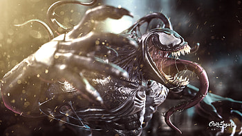 Venom Supervillain, venom, supervillain, superheroes, artist, artwork, artstation HD wallpaper