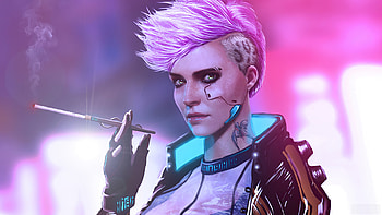 Cyberpunk 2077 Girl Smoking , cyberpunk-2077, games, ps-games, xbox-games, pc-games, scifi, cyberpunk, deviantart HD wallpaper