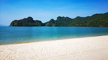 Langkawi beaches, Langkawi island, Island paradise, Crystal-clear waters HD wallpaper