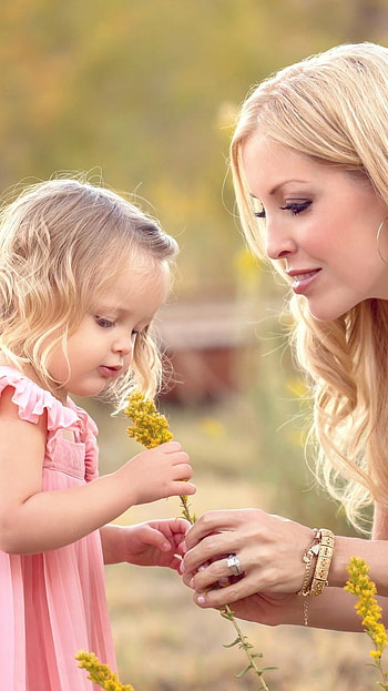 Baby Mom, Cute, Pretty, Baby Girl HD phone wallpaper