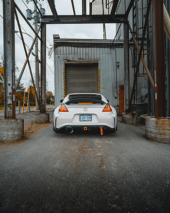 Sports, Nissan, Cars, Car, Sports Car, Back View, Rear View, Garage HD phone wallpaper