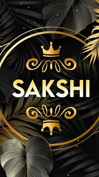 S Name, Sakshi, Golden HD phone wallpaper