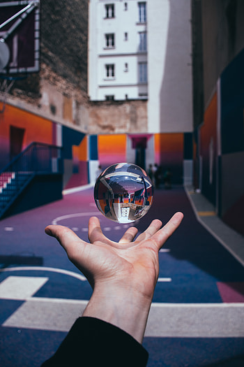 Hand, Miscellanea, Miscellaneous, Ball, Crystal Ball, Sphere, Toss Up, Toss HD phone wallpaper