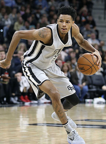 Dejounte Murray, Study Chris Paul, Gregg Popovich's request, Spurs player HD phone wallpaper