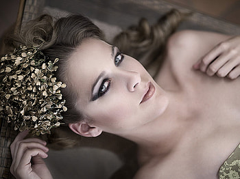 Pretty face, model, make up, eyes, faces, girl, lovely HD wallpaper