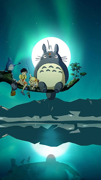 Satsuki and Mei, Studio Ghibli HD phone wallpaper