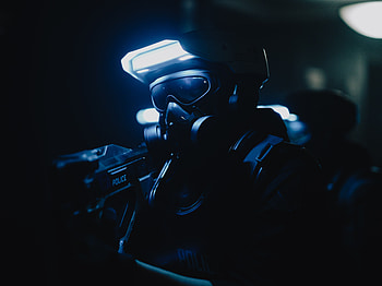 Futuristic Soldier in the Shadows, movie, The Creator (2023) HD wallpaper