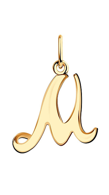 M Letter, Gold HD phone wallpaper