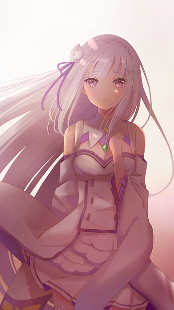 Emilia — Re:Zero Anime (Starting Life in Another World), Emilia (Re:ZERO), Anime, Re:Zero - Starting Life in Another World HD phone wallpaper