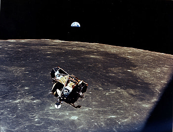 Moon and Earth, Apollo 11 HD wallpaper