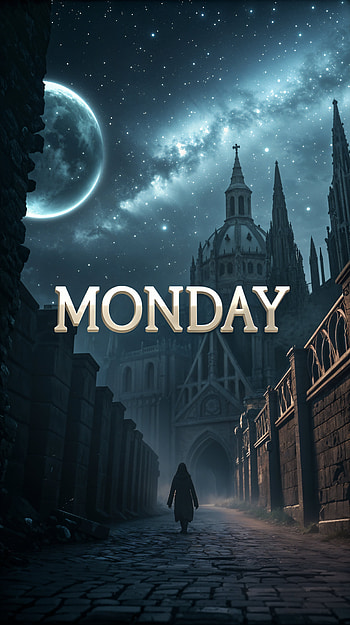 Monday Mystique: A to Start Your Week, moon, night, architecture, fantasy HD phone wallpaper
