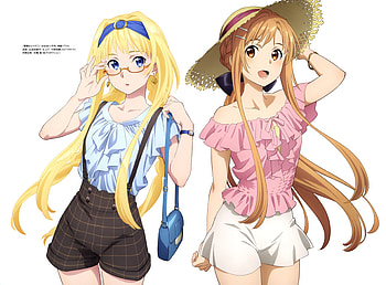 Asuna & Alice: Sword Art Online — Summer, Asuna Yuuki, Alice Zuberg, Anime, Sword Art Online HD wallpaper