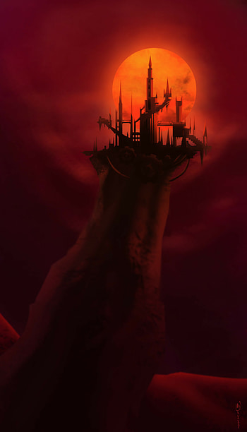 Castlevania, Dracula's castle, Adrien Descamps, Gothic ry HD phone wallpaper