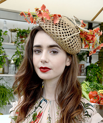 2018, Lily Collins, hoot, Cartier HD phone wallpaper
