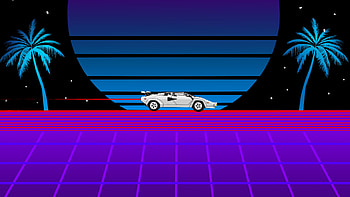 Lamborghini Countach Retro, lamborghini-countach, retro, cars, lamborghini HD wallpaper