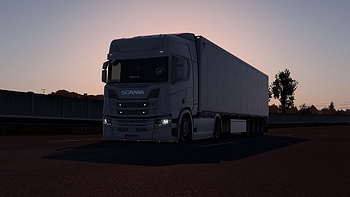 Euro Truck Simulator 2 1920x1080, Euro Truck Simulator 2, Scania, Scania R730, video game HD wallpaper