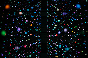 Dark, Shine, Light, Garland, Flashlights, Art Installation HD wallpaper