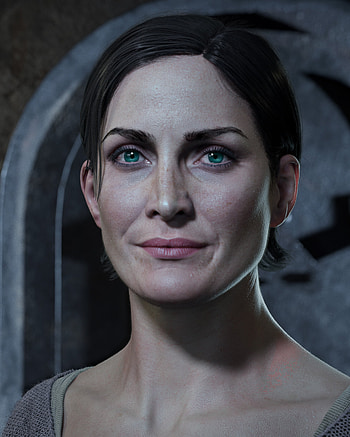 Carrie-Anne Moss, Trinity, The Matrix, Artstation HD phone wallpaper