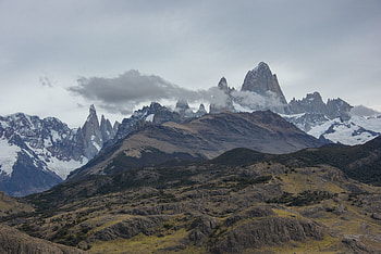 Landscape, Nature, Mountains, Clouds, Vertex, Tops, Mountain Range HD wallpaper