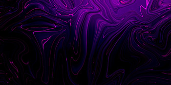Purple Abyss: Abstract Waves of Deep Violet, Abstract, purple, abstract purple HD wallpaper