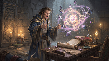 Arcane Frustration — Mage, Wizard, Spellbook, Magic HD wallpaper