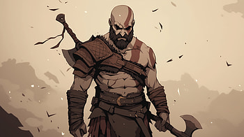 Epic God of War Featuring Kratos, video game, God of War, Kratos (God Of War) HD wallpaper