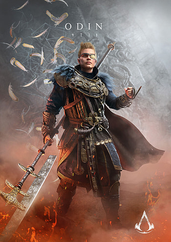 Odin, art, fictional character HD phone wallpaper