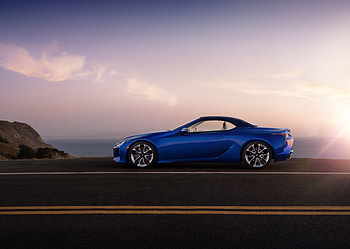 Convertible car, Lexus LC 500 HD wallpaper