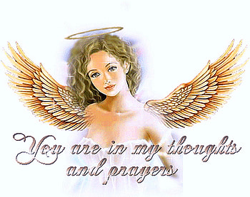 You are in my thoughts and prayers, wings, thoughts and prayers, love, caring, halo, angel HD wallpaper