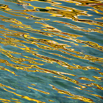 Nature, Water, Waves, Glare, Ripples, Ripple, Golden HD phone wallpaper