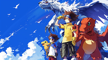 Taichi and Agumon's Adventure - Digimon, Anime, Digimon, Taichi Yagami, Agumon (Digimon) HD wallpaper