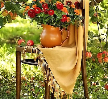 Fall Arrangement, Apples, Autumn, pretty, Fall HD wallpaper