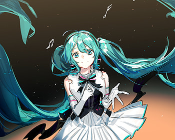 Beautiful, artwork, Hatsune Miku, long hair HD wallpaper