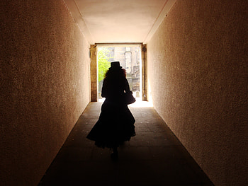 into the light, gothic, model, surreal, people, woman, fashion, urban, fantasy, abstract, street, victorian HD wallpaper