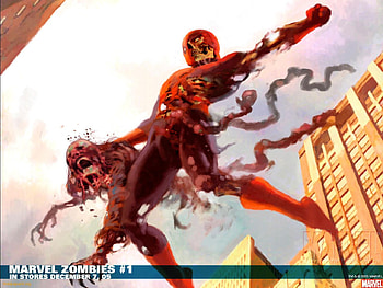 Marvel Zombies, comic, zombies, fantasy, marvel HD wallpaper