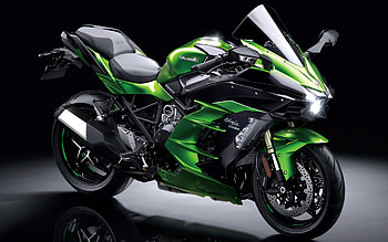 Kawasaki Ninja H2 SX, kawasaki, reflection, Kawasaki Ninja, motorcycles, studio HD wallpaper