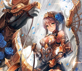 Valkyrie, blue, horse, long air, cute, beauty, lady, winga, female, golden, white, roses, art, girl, beautiful, armor, woman, anime girl, anime, pretty, flowers, lovely HD wallpaper