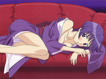 Ai-Yori-Aoshi-bleu-Indigo, blue, sexy, bleach, anime, red, ai yori aoshi, girls, indigo HD wallpaper