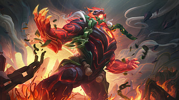 Shan Hai Scrolls Volibear LoL Skin Splash Art PC, Video Game, League Of Legends, Volibear (League Of Legends) HD wallpaper