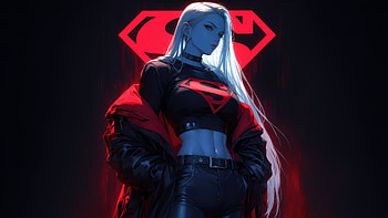 Supergirl Ethereal Warrior, supergirl, superheroes, artwork, digital-art, ai HD wallpaper
