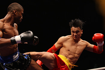 Guo Hang Hang vs Simon Marcus, Muay Thai HD wallpaper