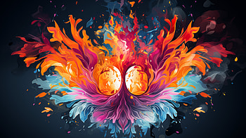 Vibrant Color Splash, paint, Abstract, colors HD wallpaper
