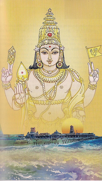 Thiruchendur Murugan, Lord Murugan, Painting HD phone wallpaper